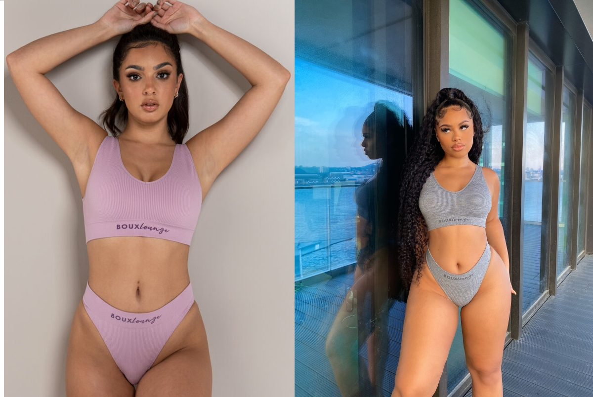 Ribbed Seamless Underwear Sets